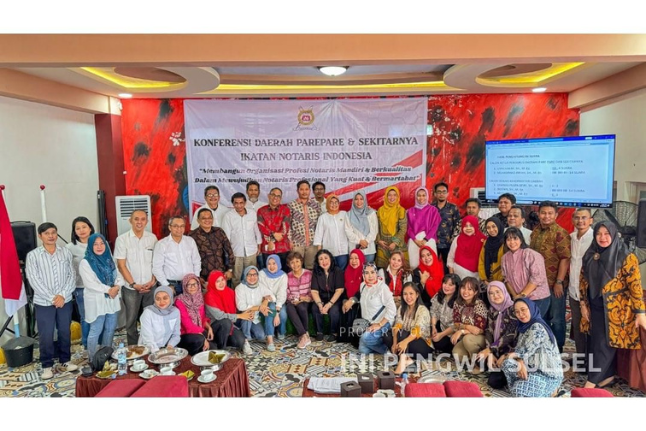 Konferensi Daerah Parepare Ikatan Notaris Indonesia. Foto: istimewa.