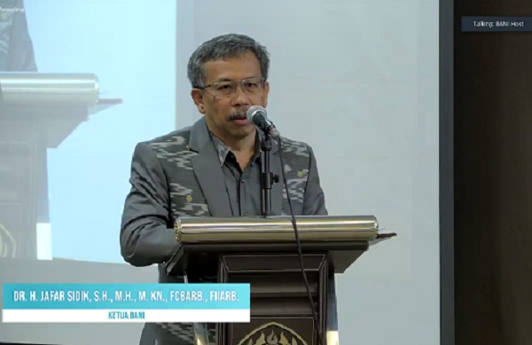 Ketua Badan Arbitrase Nasional Indonesia (BANI) wilayah Bandung, Jafar Sidik. Foto: WIL