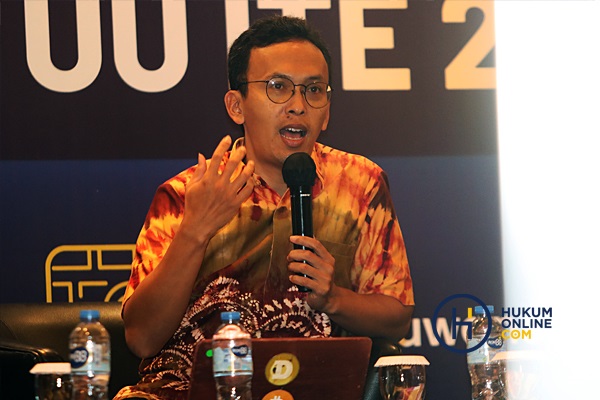 Teguh Arifiyadi selaku Founder & Ketua Umum Indonesia Cyber Law Community (ICLC). Foto: RES