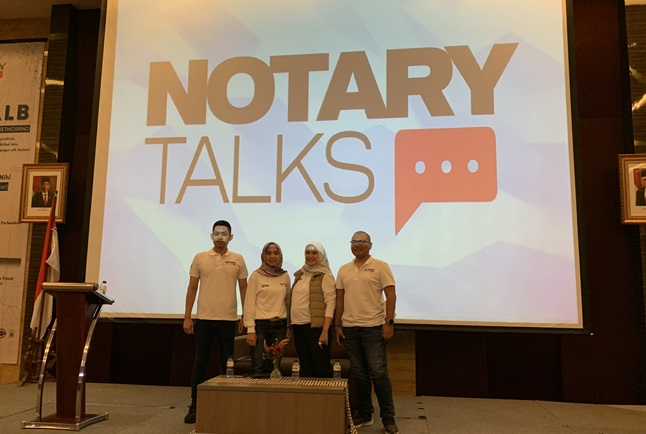 Notary Talks resmi dilaunching sebagai sharing platform kenotariatan pada Jumat (09/02).  Foto: CR 30