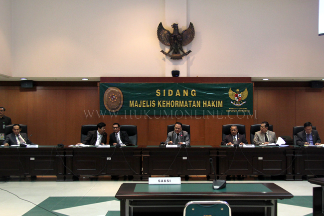 Sidang MKH di Gedung MA Jakarta. Foto Ilustrasi: RES