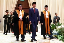 Presiden Jokowi Hadiri Sidang Istimewa Laporan Tahunan Mahkamah Agung