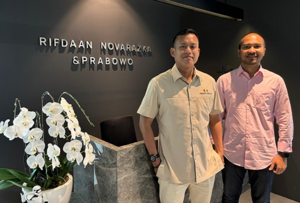 Partner Rifdaan Novarazka & Prabowo Law Firm, Indra D Pusponegoro dan Rangin Prabowo. Foto: MJR