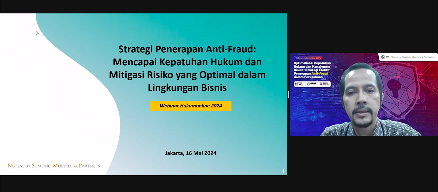 Strategi Penerapan Anti-Fraud: Mencapai Kepatuhan Hukum dan Mitigasi  Risiko yang Optimal dalam Lingkungan Bisnis