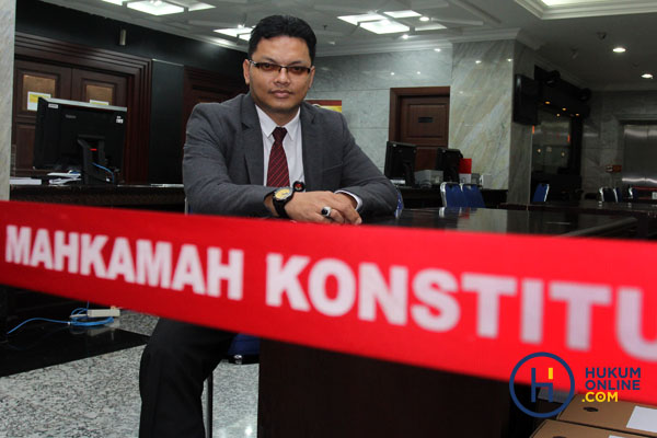 Kepala Biro Hukum dan Administrasi Kepaniteraan MK, Fajar Laksono. Foto: RES