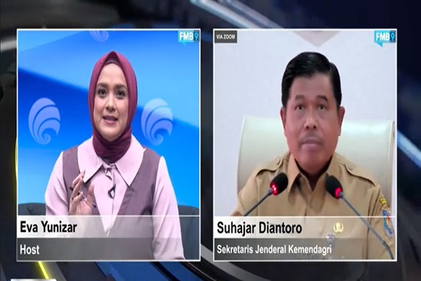 Diskusi secara daring bertajuk UU DKJ: Masa Depan Jakarta Pasca Ibu Kota, Senin (22/4/2024). Foto: Tangkapan layar youtube