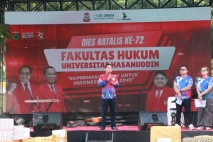 Dies Natalis ke-72 FH Universitas Hasanuddin: Momentum Refleksi Penegakan Hukum 