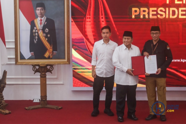 KPU Resmi Tetapkan Prabowo - Gibran Sebagai Presiden dan Wakil Presiden Indonesia periode 2024-2029
