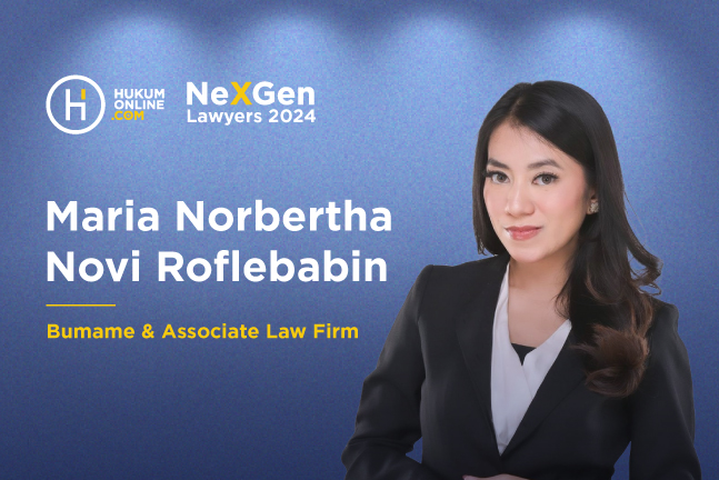 Associate Bumame & Associate Law Firm, Maria Norbertha Novi Roflebabin. Foto: Istimewa