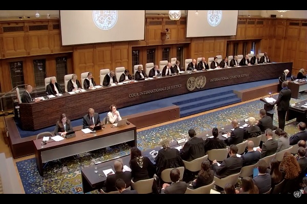 Suasana persidangan di Mahkamah Internasional. Foto Ilustrasi: news.un.org 
