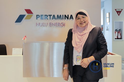 Vice President Legal Counsel Pertamina Hulu Energi (PHE), Eva Maria. Foto: FIAN. 