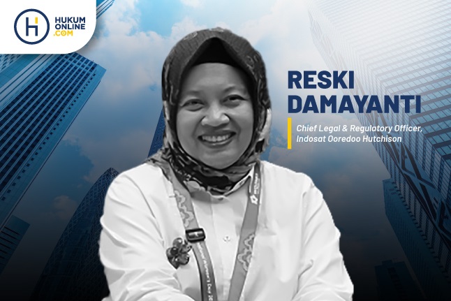 Chief Legal & Regulatory Officer, Indosat Ooredoo Hutchison, Reski Damayanti.