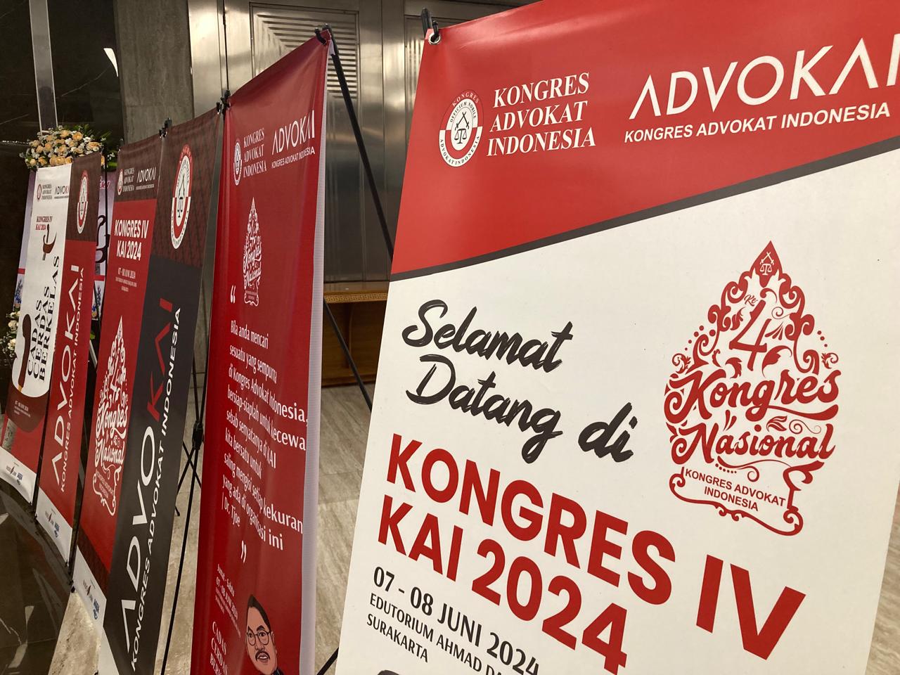 Persiapan Kongres Nasional IV KAI 2024 di Gedung Edutorium KH. Ahmad Dahlan UMS, Surakarta. Foto: istimewa. 