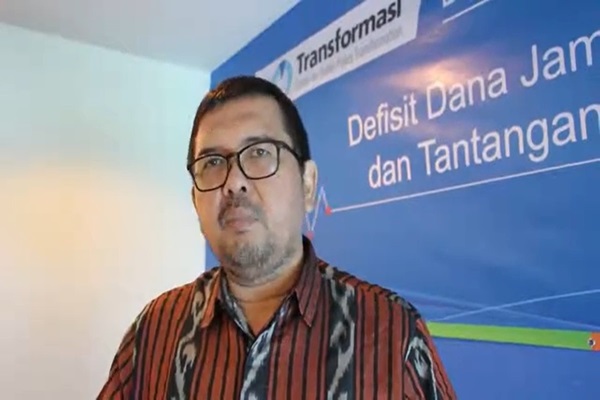 Sekjen Organisasi Pekerja Seluruh Indonesia (OPSI), Timboel Siregar. Foto: Tangkapan layar youtube