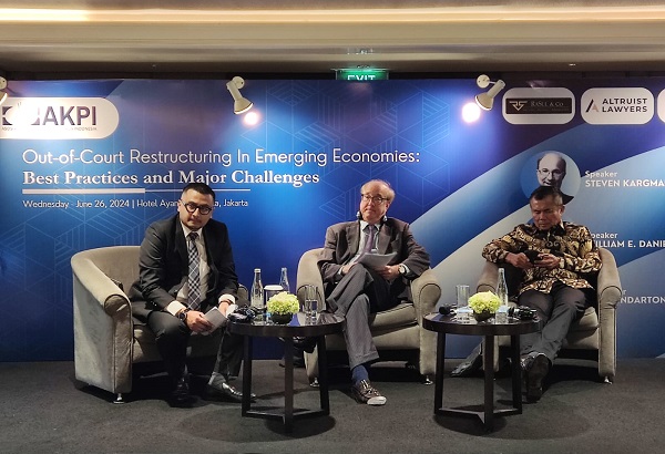 AKPI menggelar seminar internasional bertajuk Out-Of-Court Restructuring In Emerging Economies: Best Practices And Major Challenges, pada Rabu (26/6), di Hotel Ayana MidPlaza, Foto: FNH