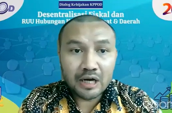 Direktur Eksekutif KPPOD Herman N Suparman. Foto: Tangkapan layar YouTube