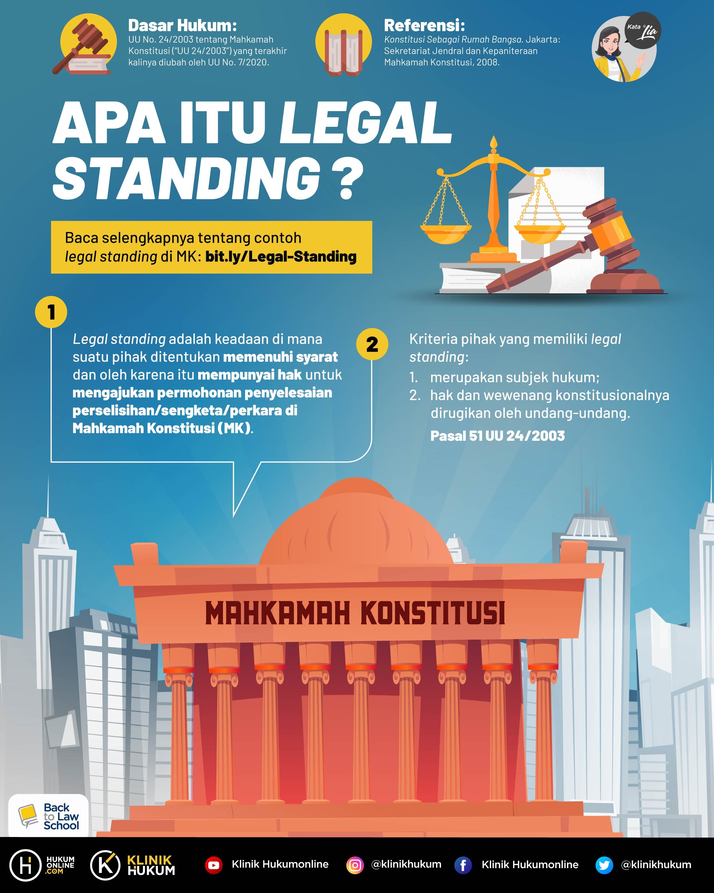 Apa itu Legal Standing?