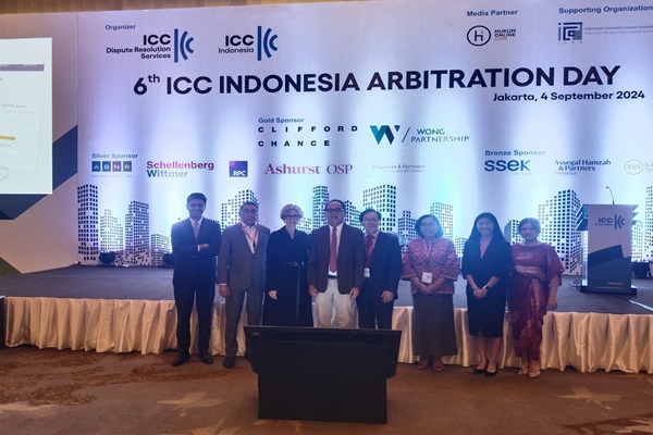 International Chamber of Court (ICC) menyelenggarakan Hari Arbitrase ICC Indonesia ke-6 pada Rabu (4/9/2024) di Jakarta. Foto: MJR