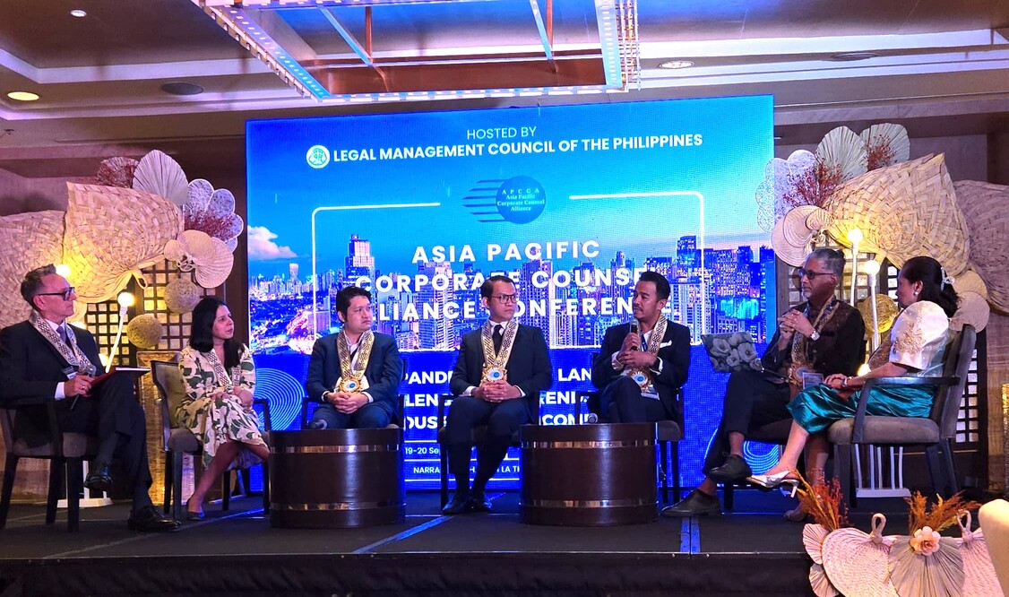 Panel diskusi dalam Asia Pacific Corporate Counsel Alliance Conference 2024. Foto: Istimewa