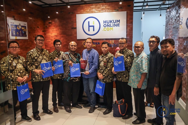 Kunjungan perwakilan Solidaritas Hakim Indonesia ke Kantor Hukumonline, Rabu (9/10/2024)