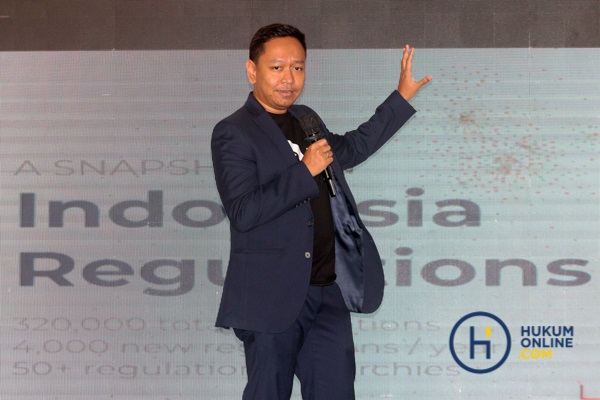 Chief Executive Officer (CEO) Hukumonline, Arkka Dhiratara. Foto: RES