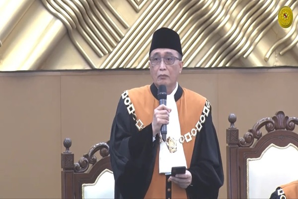 Ketua Mahkamah Agung, Prof Sunarto. Foto: Tangkapan layar youtube