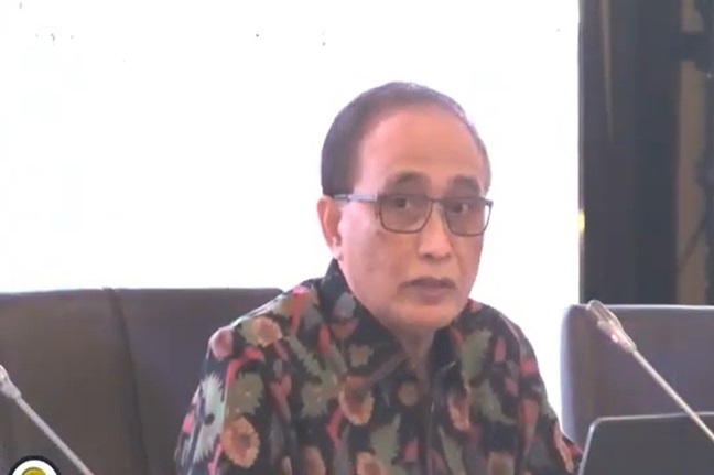 Ketua Mahkamah Agung, Prof Sunarto dalam  Refleksi Akhir Tahun MA 2024, Jumat (27/12/2024). Foto: Tangkapan layar youtube