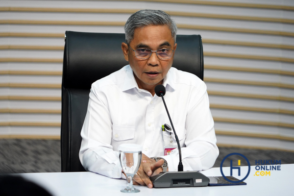 Ketua KPK, Setyo Budiyanto Konferensi Pers Penandatangan SKB Stranas PK di Gedung KPK, Rabu (12/2/2024). Foto: RES