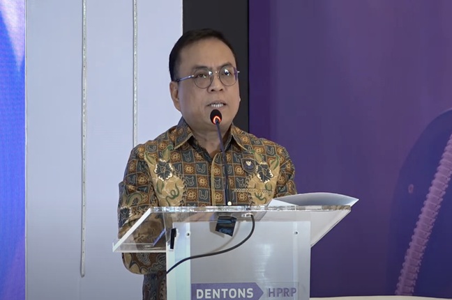 Staf Ahli Kementerian Koordinator Bidang Infrastruktur dan Pembangunan Kewilayahan, Okto Irianto dalam sebuah diskusi, Kamis (20/2/2025). Foto: WIL