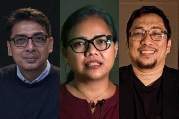  Dosen Hukum Tata Negara Fakultas Hukum Universitas Gadjah Mada (FH UGM), Zainal Arifin Mochtar, dosen Sekolah Tinggi Hukum (STH) Indonesia Jentera, Bivitri Susanti dan dosen Fakultas Hukum Universitas Andalas, Feri Amsari.  Foto: Kolase