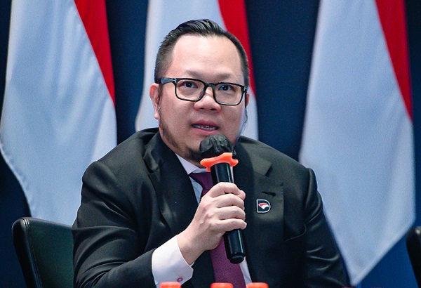 Managing Director Holding Investasi Danantara, Stefanus Ade Hadiwidjaja dalam seminar yang bertempat di Main Hall Bursa Efek Indonesia, Kamis (22/5). Foto: Istimewa
