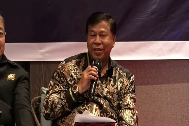 Ketua Kamar Pidana Mahkamah Agung (MA), Prim Haryadi dalam diskusi bertema Menjamin Hak Pencari Keadilan dan Ruang Kontestasi Berimbang bagi Advokat Melalui Judicial Scrutiny, Selasa (8/7/2025) kemarin. Foto: Tangkapan layar youtube
