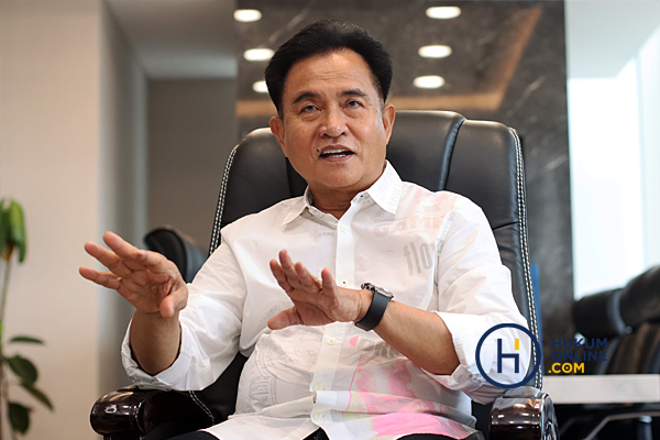 Menteri Koordinator Bidang Hukum, HAM, Imigrasi, dan Pemasyarakatan, Yusril Ihza Mahendra. Foto: RES