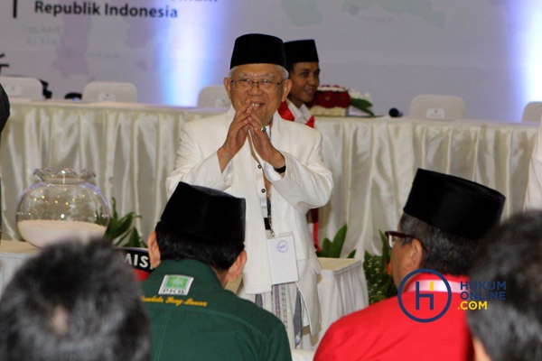 Penasihat Center for Sharia Economic Development (CSED) INDEF sekaligus Wakil Presiden RI periode 2019-2024, Ma’ruf Amin. Foto: RES