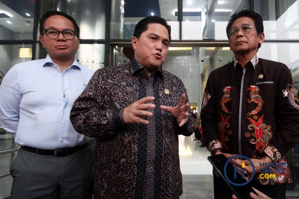 Menpora Erick Thohir siap menghadapi gugatan Israel Gymnastics Federation (IGF) terkait keputusan Indonesia menolak pemberian visa bagi atlet senam asal Israel. Foto: RES