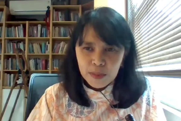 Pakar hukum Telekomunikasi dan Informasi Fakultas Hukum Universitas Katolik Parahyangan (FH Unpar), Rachmani Puspitadewi. Foto: Tangkapan layar YouTube