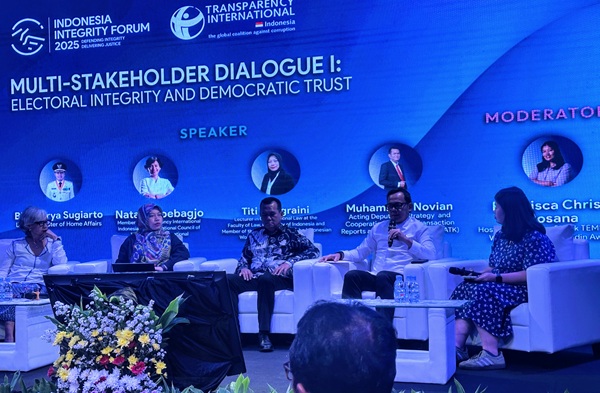 Acara diskusi Indonesia Integrity Forum (IIF) 2025, Rabu (29/10). Foto: FKF