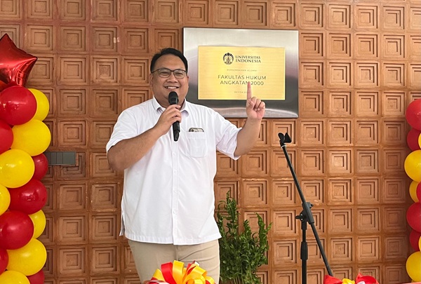 Ketua Alumni FHUI Angkatan 2000, Emier Malvin Kurniawan. Foto: HAN