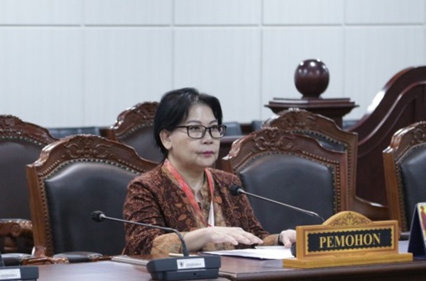 Pemohon saat Sidang Pemeriksaan Pendahuluan Perkara Nomor 215/PUU-XXIII/2025, Selasa (18/11). Foto: Humas MK