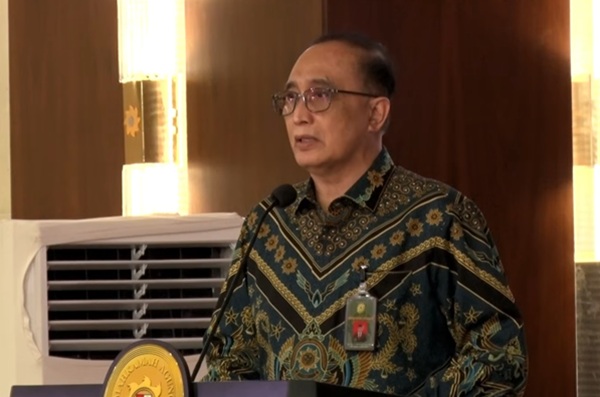 Ketua Mahkamah Agung, Prof. Sunarto dalam Refleksi MA di Gedung MA Jakarta, Selasa (30/12). Foto: Tangkapan layar YouTube