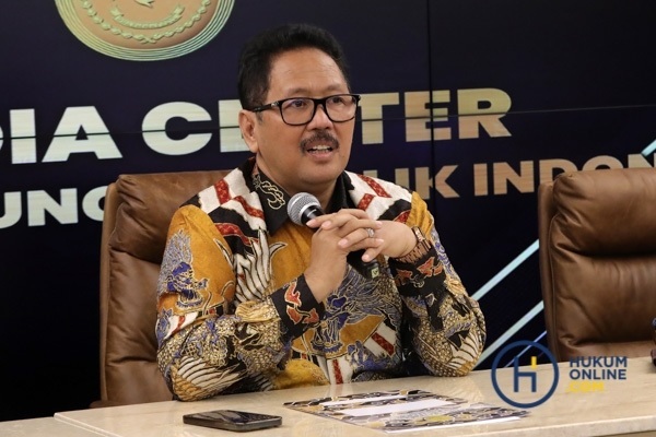 Ketua Kamar Pengawasan Mahkamah Agung, Prof Yanto. Fotografer/RES