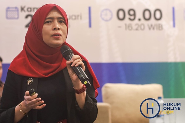 Akademisi Hukum Acara pada Fakultas Hukum Universitas Indonesia (FHUI), Febby Mutiara Nelson. Foto: HFW