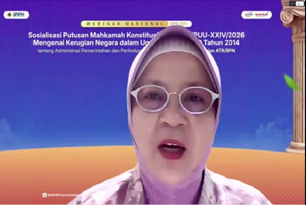 Dosen Hukum Administrasi Negara Fakultas Hukum Universitas Indonesia (FHUI), Yuli Indrawati. Foto: Tangkapan layar Youtube