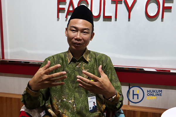 Dekan FH UNNES, Prof Ali Masyhar. Fotografer/Resa Esnir