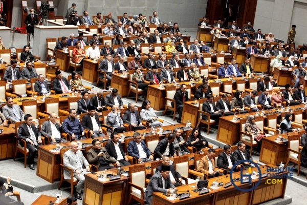 Suasana rapat paripurna DPR RI. Foto: RES