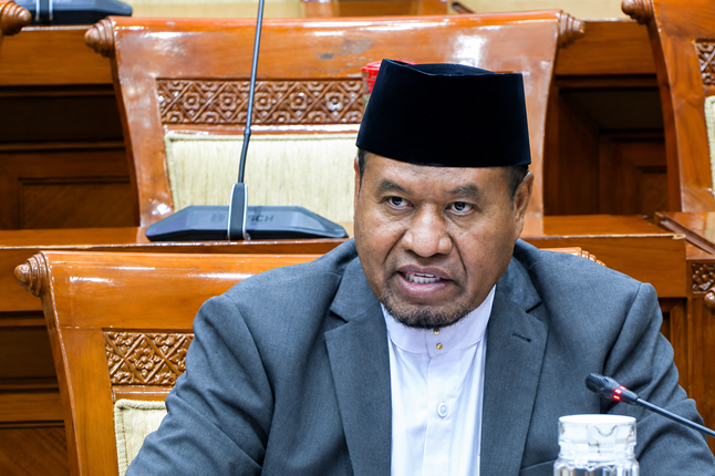 Anggota Presidium MAI, Toha Yusuf Zakariya saat RDPU dengan Komisi III DPR di Komplek Gedung Parlemen, Selasa (18/08/2026). Foto: Istimewa
