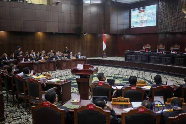 Sidang Mahkamah Konstitusi (MK). Ilustrasi foto: HFW