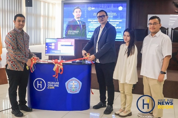 Hukumonline Corner Hadir di Universitas Kristen Maranatha, Dukung Pembelajaran dan Riset Hukum Digital