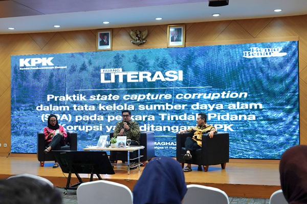 Forum diskusi Ruang Literasi yang diselenggarakan Komisi Pemberantasan Korupsi (KPK) pada Kamis (22/10). Foto: Istimewa